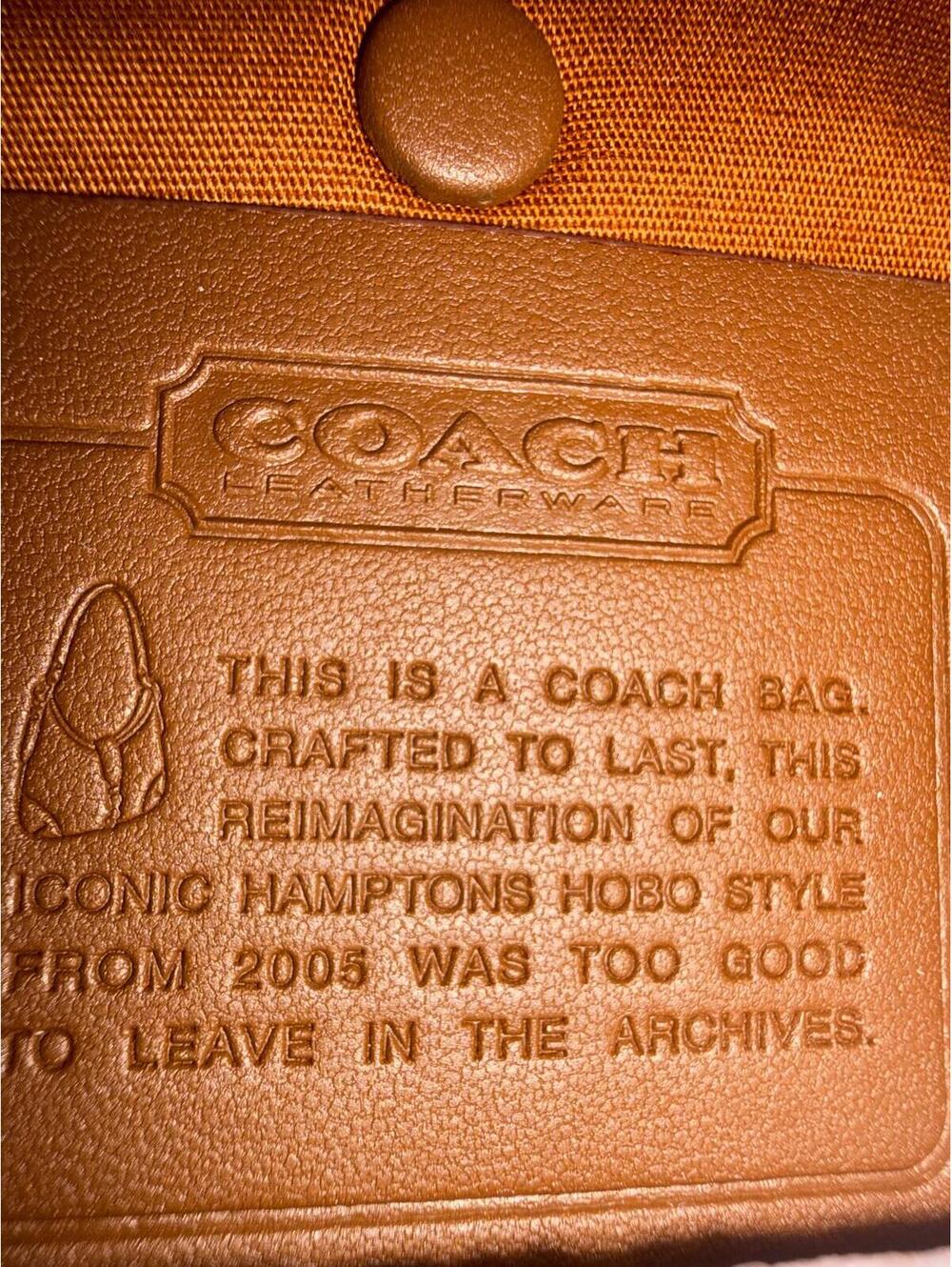 COACH The COACH Originals Crystal Signature Jacquard Hamptons Hobo - Picture 6 of 10